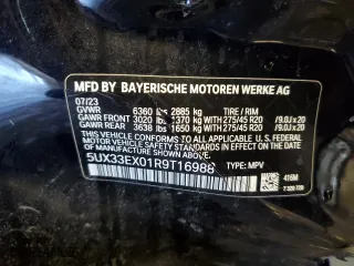 2024 BMW X6 xDrive40i with VIN 5UX33EX01R9T16988, listed as a Copart auction lot 48806495 with 0 mi miles and Salvage Title. Bid and sale history available at carsss.com. Image 15.