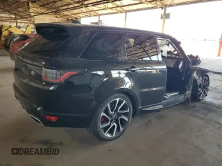2018 Land Rover Range Rover Sport HSE Dynamic with VIN SALWV2SV0JA698405, listed as a Copart auction lot 54388555 with Not provided miles and Salvage title. Bid and sale history available at DreamBid. Image 3.