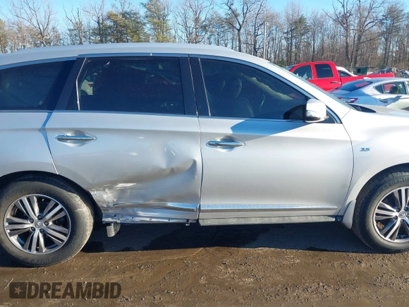 2019 Infiniti QX60 LUXE with VIN 5N1DL0MN3KC568514, listed as a IAAI auction lot 41308997 with 96,807 mi miles. Bid and sale history available at carsss.com. Image 13.