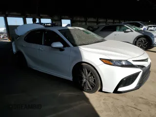2021 Toyota Camry SE Nightshade with VIN 4T1G11AK7MU590970, listed as a Copart auction lot 46162995 with 120,630 mi miles and Salvage Title. Bid and sale history available at carsss.com. Image 4.