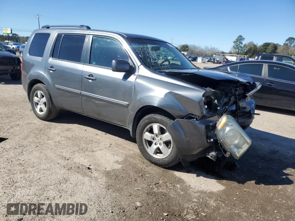 2011 Honda Pilot EX-L with VIN 5FNYF4H52BB062691, listed as a Copart auction lot 47868845 with 143,075 mi miles and Salvage Title. Bid and sale history available at carsss.com. Image 4.
