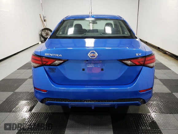 2021 Nissan Sentra SV with VIN 3N1AB8CV1MY264685, listed as a Copart auction lot 49609005 with 67,999 mi miles and Clean Title. Bid and sale history available at carsss.com. Image 6.