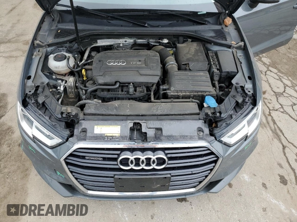 2018 Audi A3 Sedan Premium Plus with VIN WAUJ8GFF9J1025876, listed as a Copart auction lot 54674044 with 97,547 mi miles and Salvage Title. Bid and sale history available at carsss.com. Image 11.