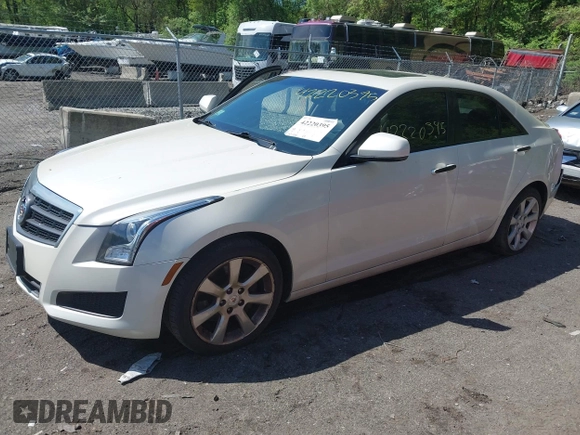 2013 Cadillac ATS with VIN 1G6AG5RX5D0178136, listed as a IAAI auction lot 42220395 with 147,066 mi miles and . Bid and sale history available at DreamBid. Image 2.
