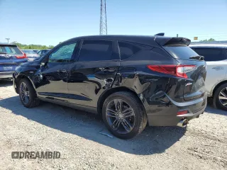 2021 Acura RDX w/A-Spec Package with VIN 5J8TC2H69ML039412, listed as a Copart auction lot 60715524 with 0 mi miles and Salvage Title. Bid and sale history available at carsss.com. Image 2.