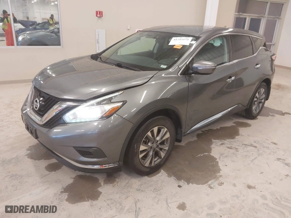 2015 Nissan Murano S with VIN 5N1AZ2MG7FN265843, listed as a IAAI auction lot 41715171 with 187,243 mi miles. Bid and sale history available at carsss.com. Image 2.