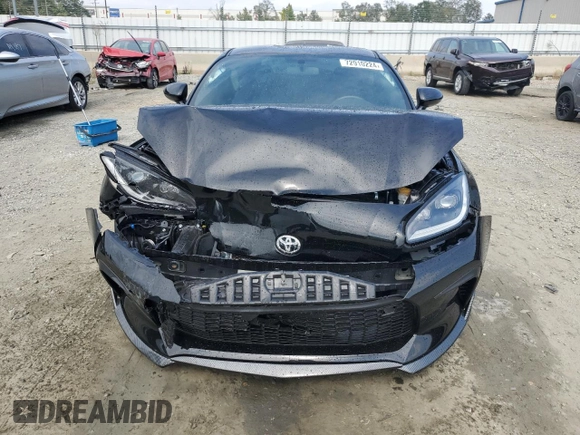 2023 Toyota GR86 with VIN JF1ZNBC13P8752642, listed as a Copart auction lot 72910224 with 12,098 mi miles and Salvage Title. Bid and sale history available at carsss.com. Image 5.