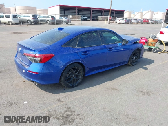 2023 Honda Civic Sport with VIN 2HGFE2F52PH508391, listed as a IAAI auction lot 41907096 with 19,485 mi miles and . Bid and sale history available at DreamBid. Image 4.