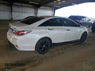 2015 Hyundai Sonata Hybrid Limited with VIN KMHEC4A44FA139665, listed as a Copart auction lot 53496275 with 203,986 mi miles and Salvage Title. Bid and sale history available at carsss.com. Image 3.