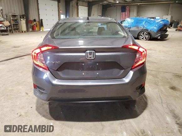 2018 Honda Civic EX with VIN 19XFC2F75JE005057, listed as a Copart auction lot 48601125 with 84,100 mi miles and Salvage Title. Bid and sale history available at DreamBid. Image 6.