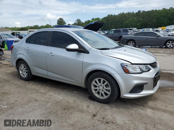 2020 Chevrolet Sonic LT with VIN 1G1JD5SB1L4108704, listed as a Copart auction lot 54554725 with 58,900 mi miles and Salvage title. Bid and sale history available at DreamBid. Image 4.