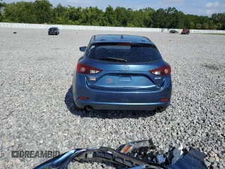 2017 Mazda 3 Touring z VIN JM1BN1L7XH1102372, wystawiony jako Copart lot #61180195 z przebiegiem 57 606 mil mil oraz Szkoda całkowita • Salvage title. Historia ofert i sprzedaży dostępna na DreamBid. Obrazek 6.