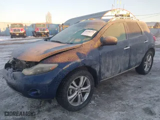 2009 Nissan Murano SL with VIN JN8AZ18W19W154448, listed as a IAAI auction lot 41396575 with 192,985 mi miles. Bid and sale history available at carsss.com. Image 2.