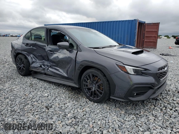 2023 Subaru WRX Premium with VIN JF1VBAF6XP9820597, listed as a Copart auction lot 52255895 with 41,084 mi miles and Salvage title. Bid and sale history available at DreamBid. Image 4.