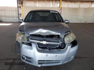 2009 Chevrolet Aveo 2LT with VIN KL1TG56E29B607616, listed as a Copart auction lot 62552825 with 118,947 mi miles and Salvage title. Bid and sale history available at DreamBid. Image 5.