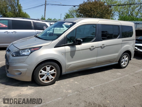 2015 Ford Transit Connect XLT with VIN NM0GE9F78F1197959, listed as a Copart auction lot 54489075 with 110,226 mi miles and Clean title. Bid and sale history available at DreamBid. Image 1.