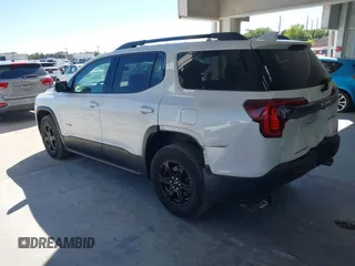 2021 GMC Acadia AT4 with VIN 1GKKNLLS0MZ102445, listed as a IAAI auction lot 41827776 with 105,336 mi miles. Bid and sale history available at carsss.com. Image 3.