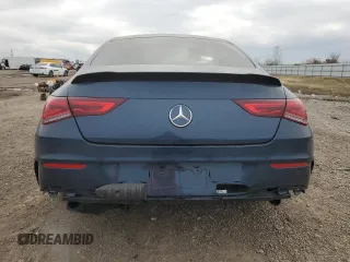 2020 Mercedes-Benz CLA with VIN WDD5J5BB8LN066534, listed as a Copart auction lot 87431524 with 54,980 mi miles and Salvage Title. Bid and sale history available at carsss.com. Image 6.