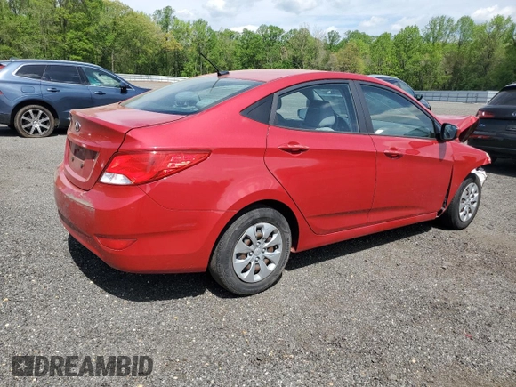 2017 Hyundai Accent Value Edition with VIN KMHCT4AE3HU220903, listed as a Copart auction lot 53548145 with 85,131 mi miles and Salvage Title. Bid and sale history available at DreamBid. Image 3.