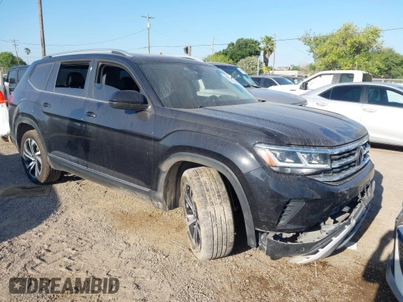 2023 Volkswagen Atlas SEL z VIN 1V2BR2CA4PC557385, wystawiony jako IAAI lot #42008233 z przebiegiem Nie podano mil oraz . Historia ofert i sprzedaży dostępna na DreamBid. Obrazek 1.