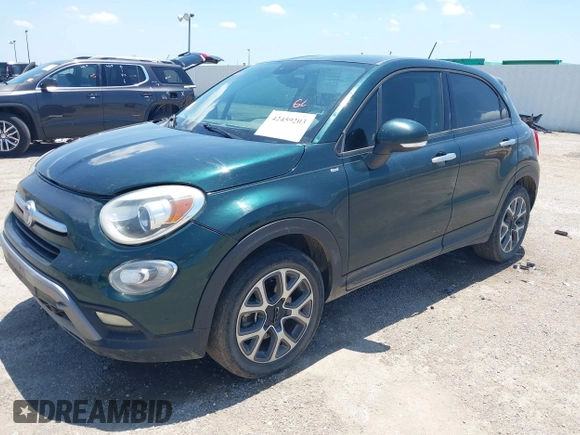 2016 FIAT 500X Trekking with VIN ZFBCFXCT8GP358588, listed as a IAAI auction lot 42459203 with 181,873 mi miles and . Bid and sale history available at DreamBid. Image 2.