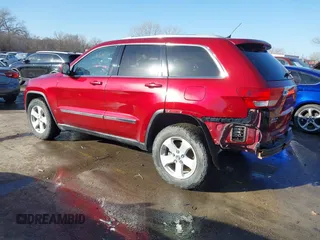2012 Jeep Grand Cherokee Laredo with VIN 1C4RJFAG3CC163764, listed as a IAAI auction lot 41719137 with 198,827 mi miles. Bid and sale history available at carsss.com. Image 3.