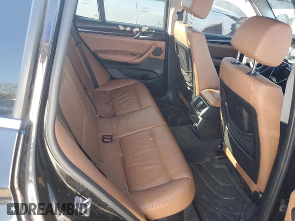 2017 BMW X3 xDrive28i with VIN 5UXWX9C57H0D97477, listed as a Copart auction lot 45215085 with 135,507 mi miles and Salvage Title. Bid and sale history available at DreamBid. Image 11.