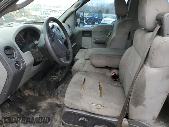 2005 Ford F-150 STX with VIN 1FTRX14W75FB43054, listed as a Copart auction lot 51432965 with 196,076 mi miles and Non Repairable. Bid and sale history available at carsss.com. Image 7.