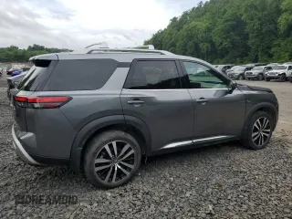 2023 Nissan Pathfinder Platinum with VIN 5N1DR3DK6PC228996, listed as a Copart auction lot 63266985 with 24,356 mi miles and Salvage title. Bid and sale history available at DreamBid. Image 3.