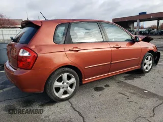 2009 Kia Spectra with VIN KNAFE241395024865, listed as a Copart auction lot 81750874 with 179,834 mi miles and Salvage Title. Bid and sale history available at carsss.com. Image 3.
