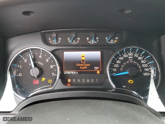2013 Ford F-150 XL with VIN 1FTEW1CM4DKE15695, listed as a Copart auction lot 88909225 with 275,578 mi miles and Clean Title. Bid and sale history available at carsss.com. Image 9.