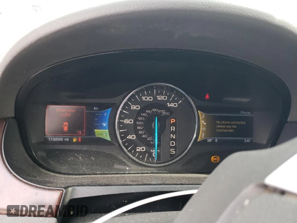 2013 Ford Edge Limited with VIN 2FMDK3KC3DBB70809, listed as a Copart auction lot 81579814 with 179,899 mi miles and Salvage Title. Bid and sale history available at DreamBid. Image 9.