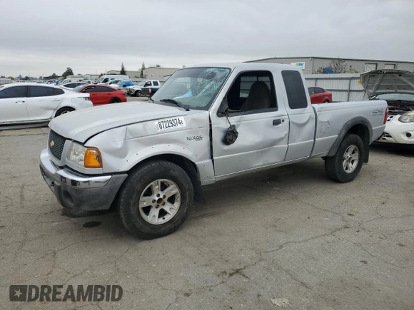 2002 Ford Ranger XLT Off-Road z VIN 1FTZR45U12TA27368, wystawiony jako Copart lot #87229374 z przebiegiem 111 159 mil mil oraz Szkoda całkowita • Salvage title. Historia ofert i sprzedaży dostępna na DreamBid. Obrazek 1.