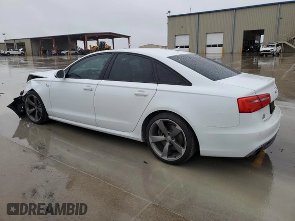 2014 Audi A6 3.0T Prestige with VIN WAUHGAFC9EN113121, listed as a Copart auction lot 80031824 with 106,026 mi miles and Salvage Title. Bid and sale history available at carsss.com. Image 2.