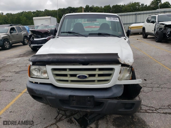 2002 Ford Ranger XL with VIN 1FTYR10D02PB23728, listed as a Copart auction lot 72013054 with 142,354 mi miles and Salvage Title. Bid and sale history available at carsss.com. Image 5.