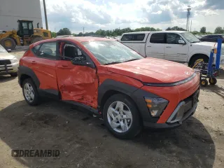 2025 Hyundai Kona SE с VIN KM8HACAB9SU276556, выставлен на аукционе Copart как лот 55118075 с пробегом 1 602 миль миль и Списание • Salvage title. История ставок и продаж доступна на DreamBid. Изображение 4.