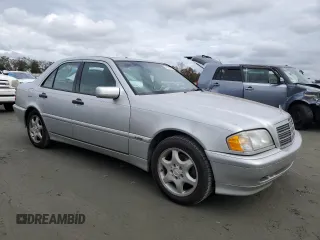 2000 Mercedes-Benz C 230/260/280/320 with VIN WDBHA29G4YA833283, listed as a Copart auction lot 79109874 with 152,830 mi miles and Salvage Title. Bid and sale history available at carsss.com. Image 4.