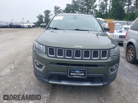 2020 Jeep Compass Limited with VIN 3C4NJDCB2LT127296, listed as a IAAI auction lot 42555235 with 105,259 mi miles and . Bid and sale history available at DreamBid. Image 12.