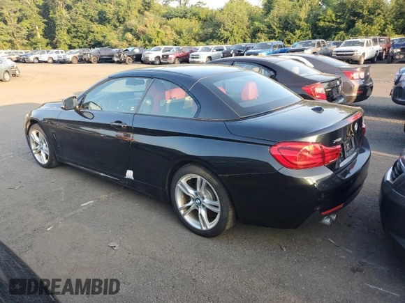 2019 BMW 4 Series 430i xDrive with VIN WBA4Z3C58KEF31811, listed as a Copart auction lot 50414074 with 55,807 mi miles and Salvage title. Bid and sale history available at DreamBid. Image 2.