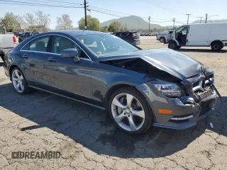 2013 Mercedes-Benz CLS 550 with VIN WDDLJ7DB9DA073775, listed as a Copart auction lot 50209465 with 105,612 mi miles and Salvage title. Bid and sale history available at DreamBid. Image 4.