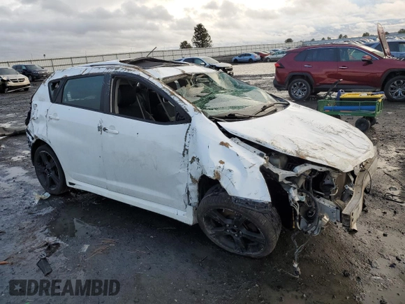 2009 Pontiac Vibe GT with VIN 5Y2SR67029Z448207, listed as a Copart auction lot 86599044 with 166,298 mi miles and Salvage Title. Bid and sale history available at carsss.com. Image 4.