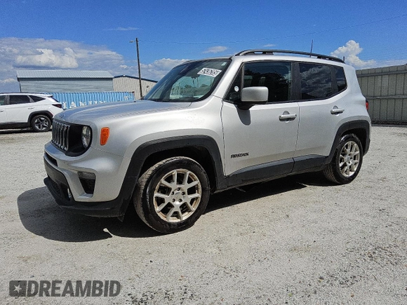 2020 Jeep Renegade Latitude with VIN ZACNJABB0LPL50960, listed as a Copart auction lot 52436285 with 55,792 mi miles and Clean Title. Bid and sale history available at DreamBid. Image 1.
