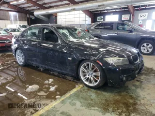 2011 BMW 3 Series 335i with VIN WBAPM5C52BE435581, listed as a Copart auction lot 43613475 with 125,322 mi miles and Salvage Title. Bid and sale history available at carsss.com. Image 4.