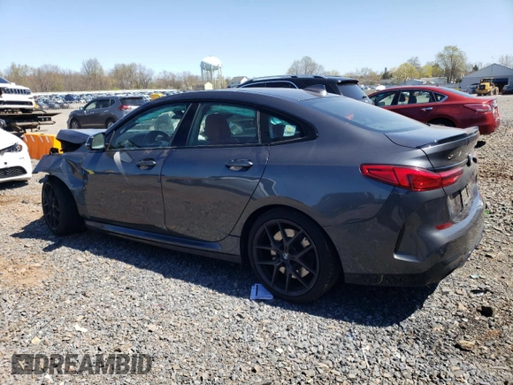 2021 BMW 2 Series M235i xDrive with VIN WBA13AL09M7G65294, listed as a Copart auction lot 53286575 with 44,540 mi miles and Salvage Title. Bid and sale history available at carsss.com. Image 2.