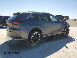 2024 Mazda CX-90 3.3 Turbo S with VIN JM3KK1HC7R1122618, listed as a Copart auction lot 49292855 with 30,233 mi miles and Salvage Title. Bid and sale history available at carsss.com. Image 3.