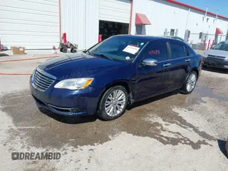 2013 Chrysler 200 Limited with VIN 1C3CCBCG5DN747308, listed as a IAAI auction lot 41991898 with 170,748 mi miles. Bid and sale history available at carsss.com. Image 2.