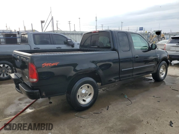 1999 Ford F-150 XL with VIN 1FTRX17L5XNB33164, listed as a Copart auction lot 47809905 with 164,484 mi miles and Non Repairable. Bid and sale history available at carsss.com. Image 3.