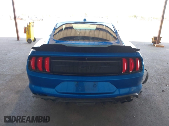 2021 Ford Mustang GT with VIN 1FA6P8CFXM5101257, listed as a IAAI auction lot 42207879 with 37,036 mi miles and . Bid and sale history available at DreamBid. Image 16.