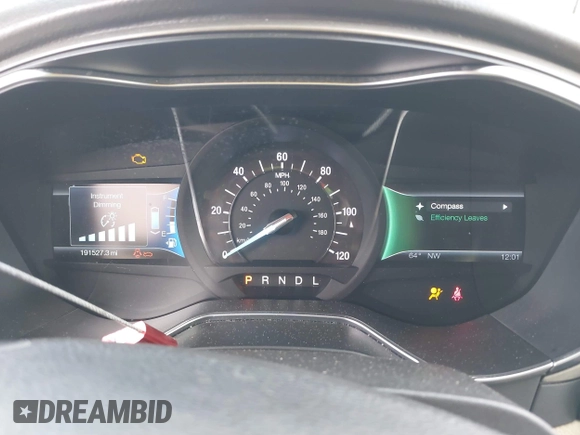 2014 Ford Fusion SE Hybrid with VIN 3FA6P0LU0ER114341, listed as a IAAI auction lot 41578347 with 191,527 mi miles. Bid and sale history available at carsss.com. Image 7.