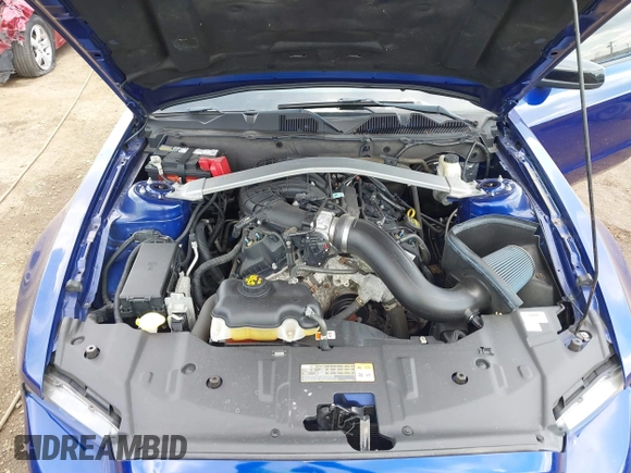 2013 Ford Mustang V6 with VIN 1ZVBP8AM8D5254453, listed as a IAAI auction lot 42535999 with 105,652 mi miles and . Bid and sale history available at DreamBid. Image 10.